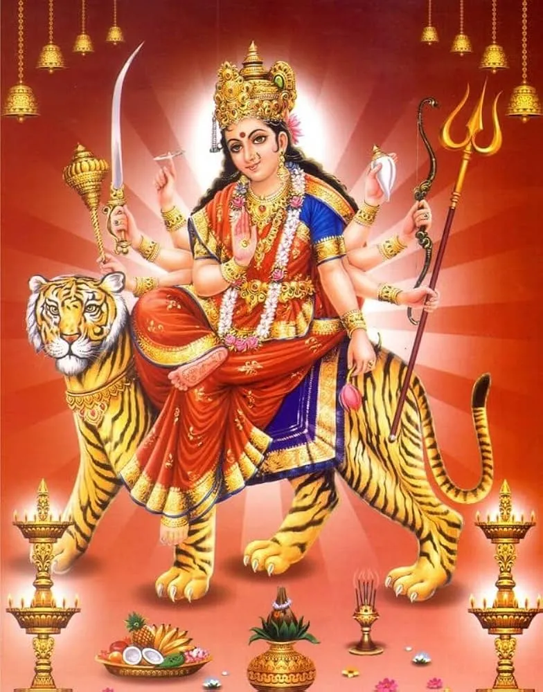 DURGA MATAJI SMALL PHOTO / दुर्गा माताजी छोटा फ़ोटो