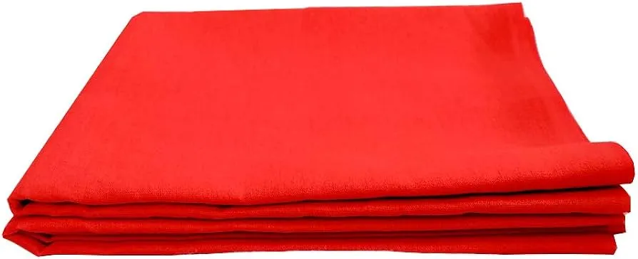COTTON RED CLOTH / लाल कॉटन कपड़ा (24 PC)
